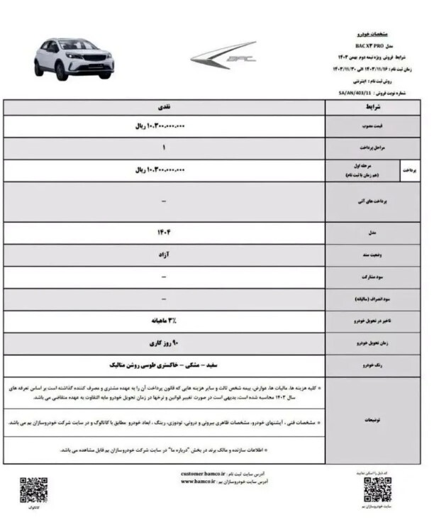 شرایط فروش کرمان موتور اعلام شد + جزئیات