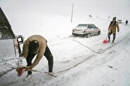 انسداد راه ارتباطی ۸۸ روستای مازندران به دلیل بارش سنگین برف