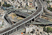 انسداد شلوغ‌ترین بزرگراه تهران